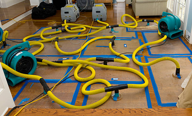 Professional Flood Damage Restoration technician working in Cheyney, PA